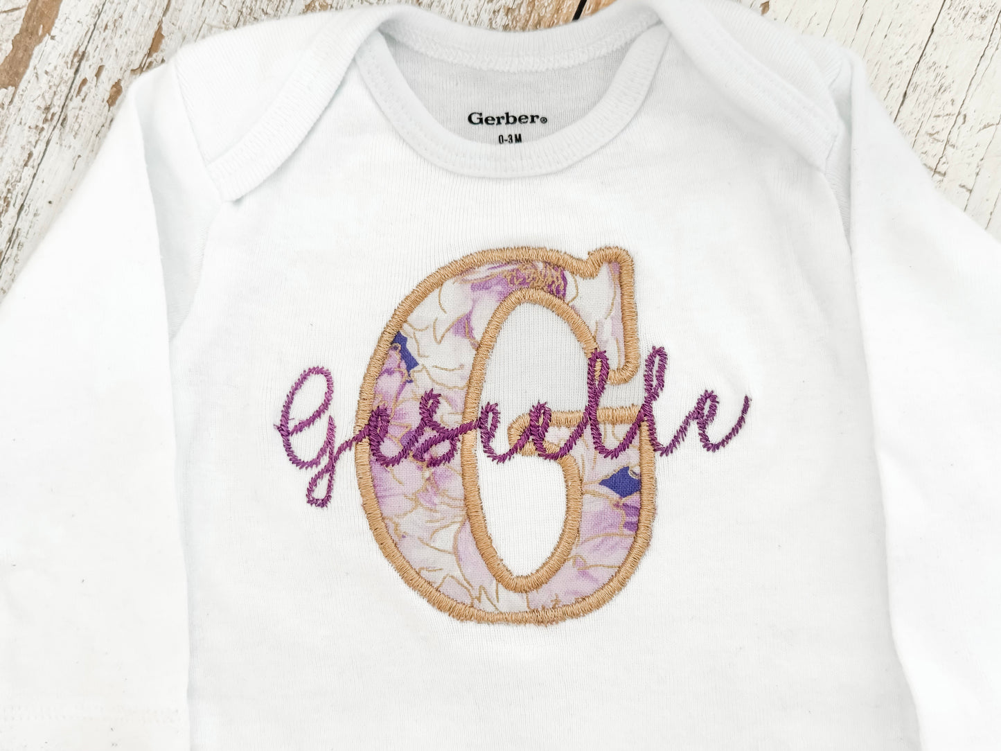 Onesie Applique for baby