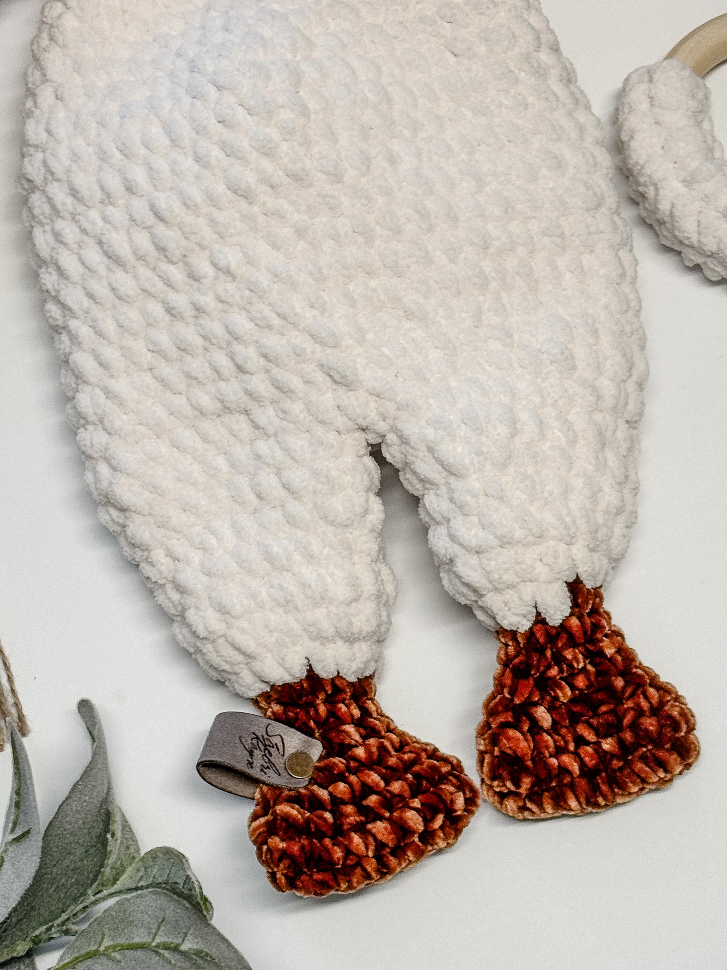 Handmade Crochet Duck Lovey – Soft & Cuddly Comfort Toy for Babies