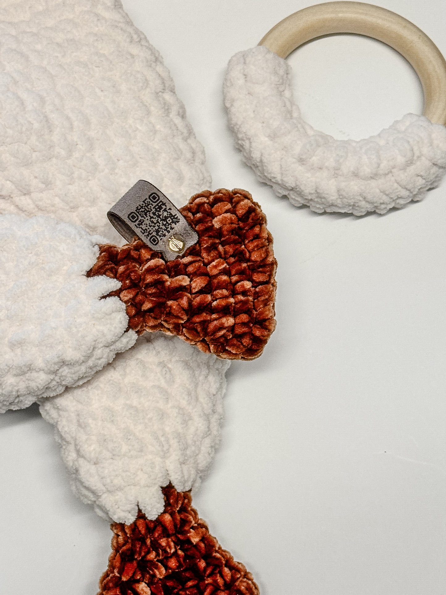 Handmade Crochet Duck Lovey – Soft & Cuddly Comfort Toy for Babies
