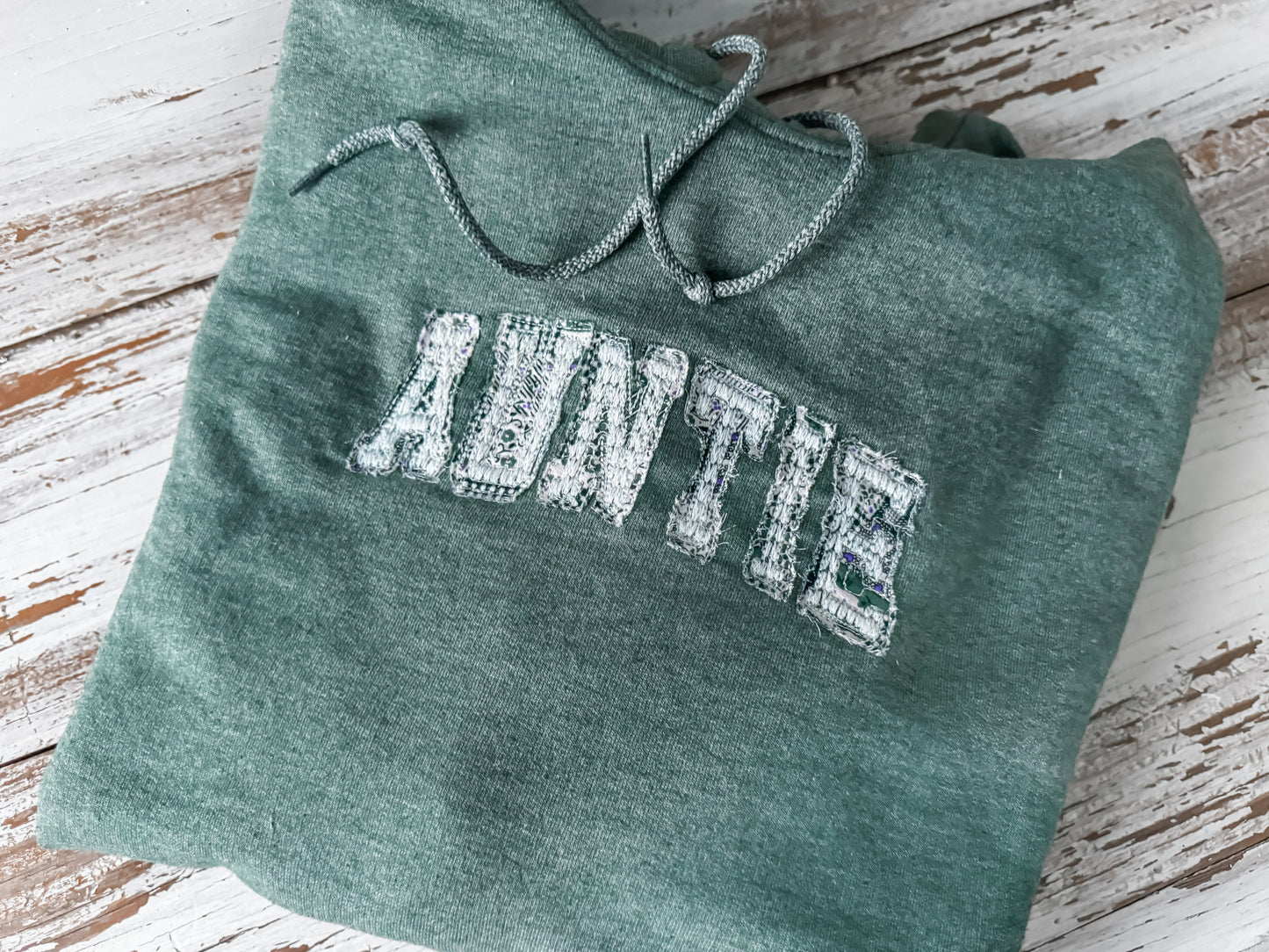 Embroidered Auntie Hoodie