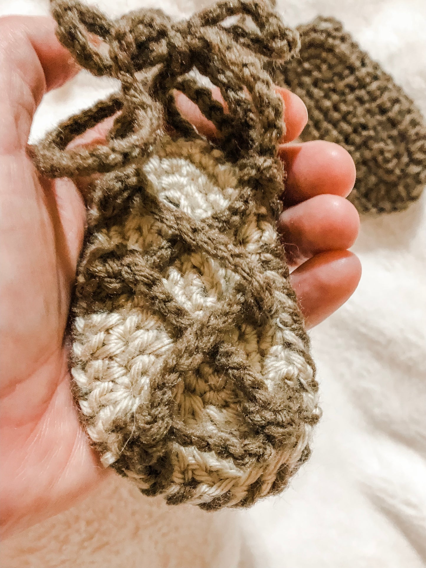 Crochet Criss Cross Baby Sandals