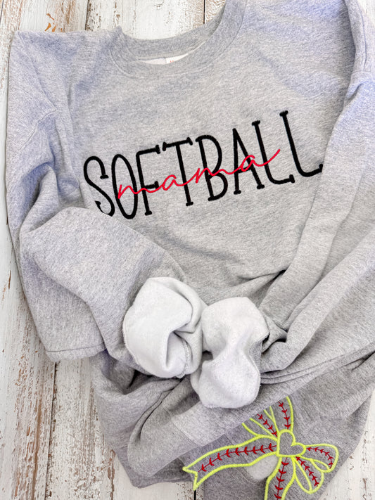 Softball and/or Baseball Mom Sweatshirt