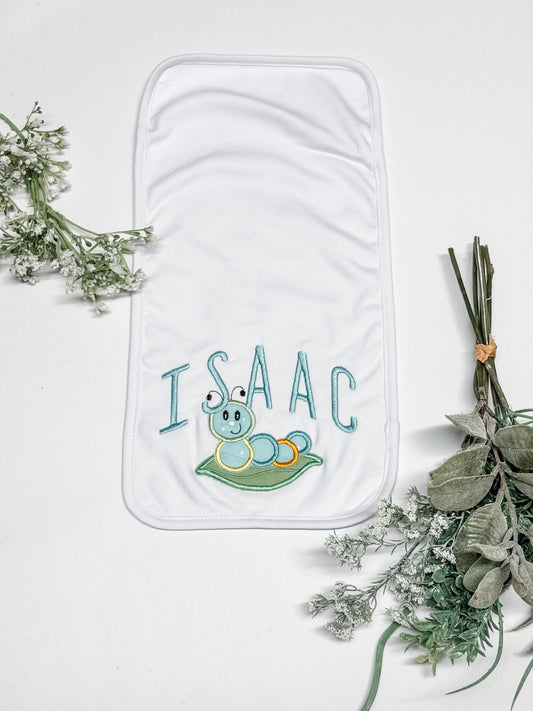 Custom Appliqué Embroidered Baby Bib