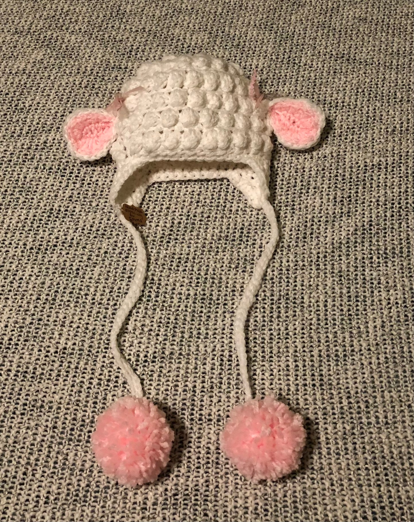 Crochet Baby Sheep Hat