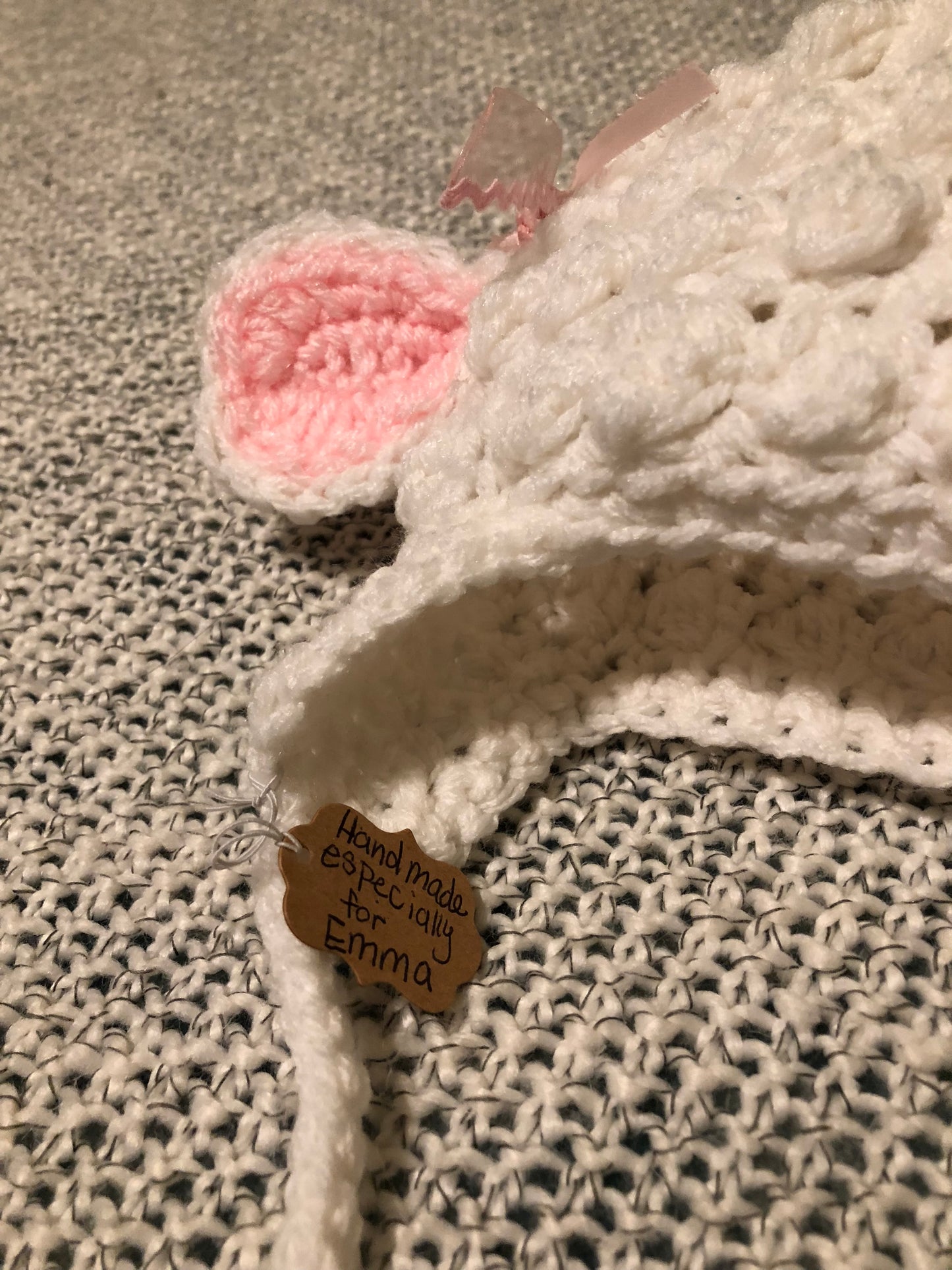 Crochet Baby Sheep Hat