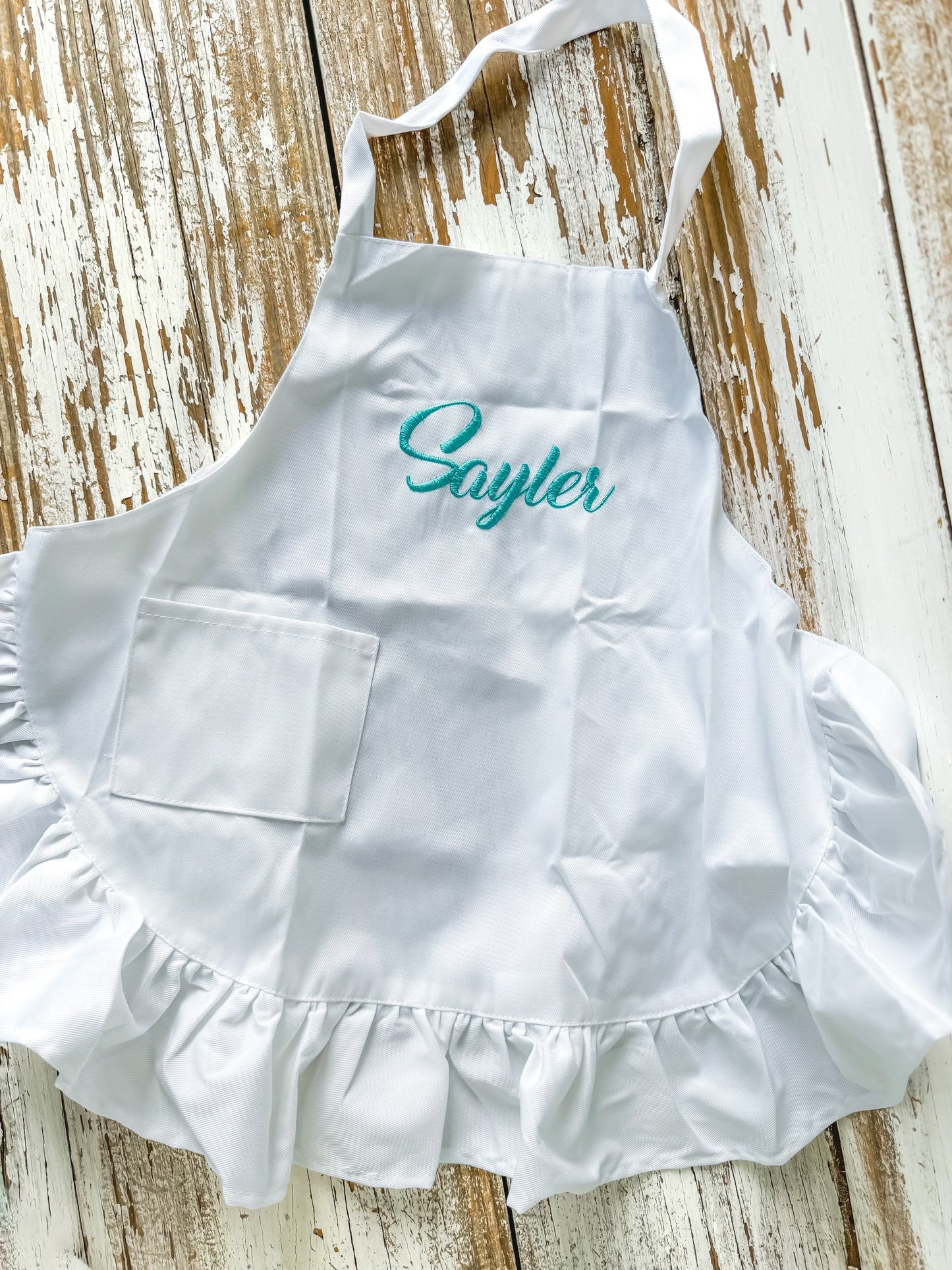 Monogrammed Child's Apron