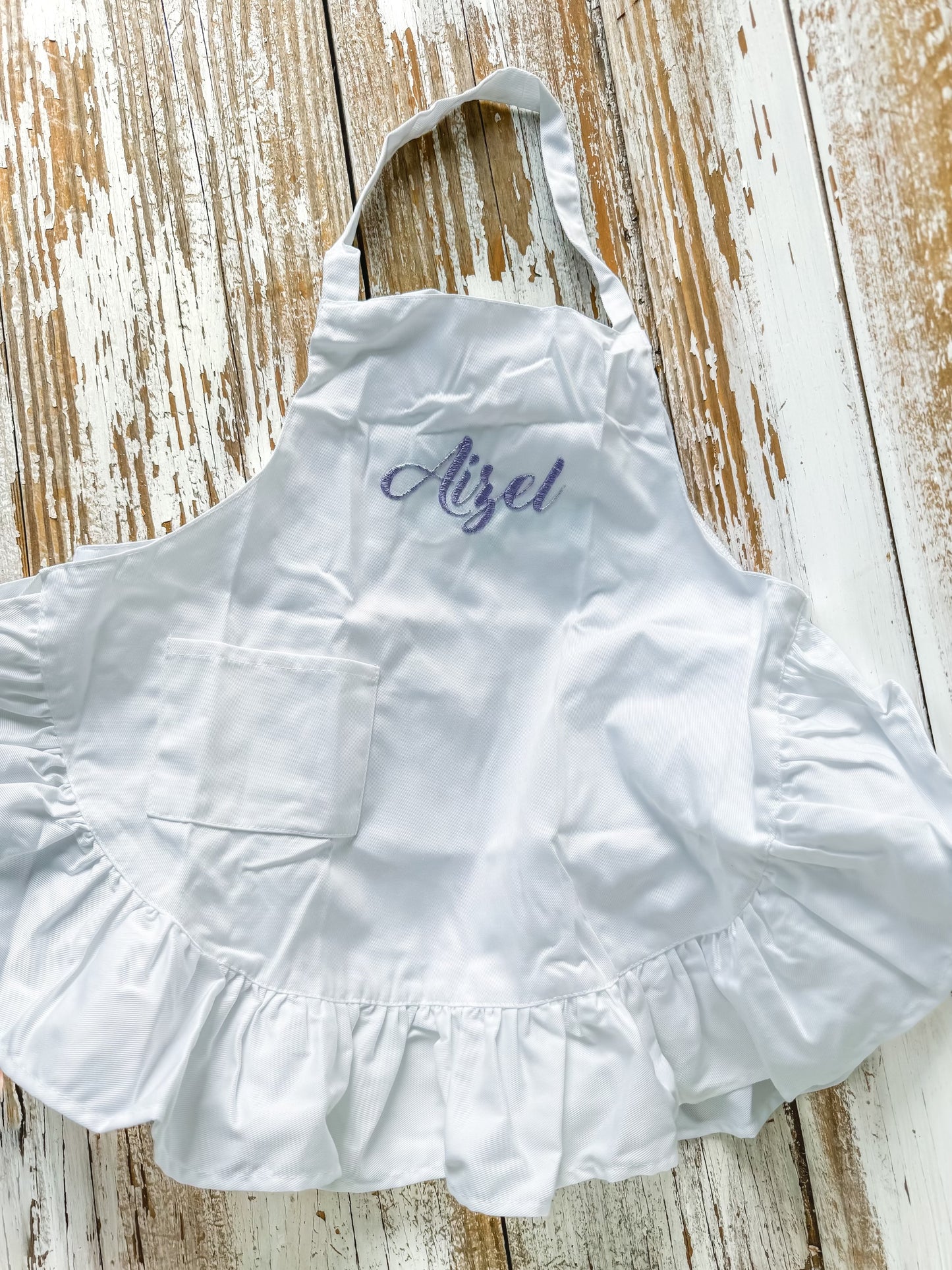 Monogrammed Child's Apron