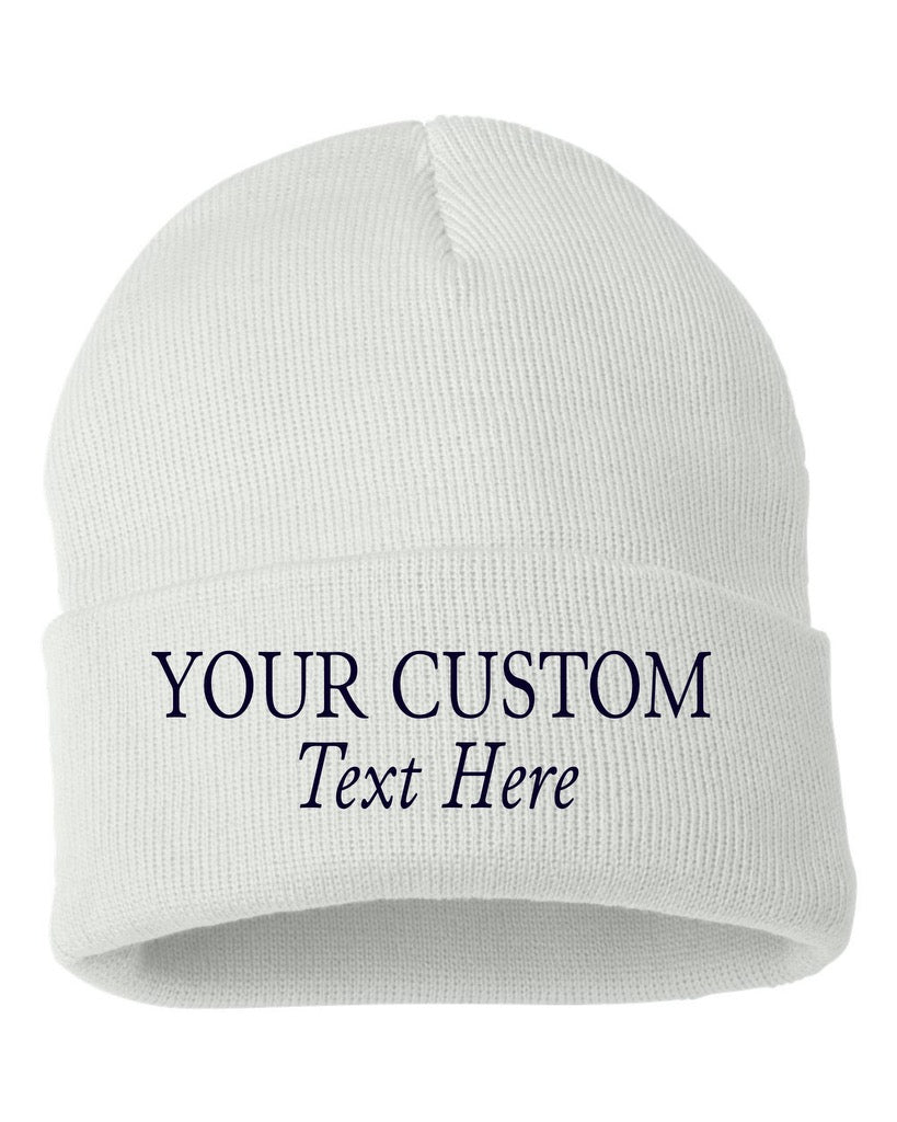 Custom Embroidered Cuff Beanies