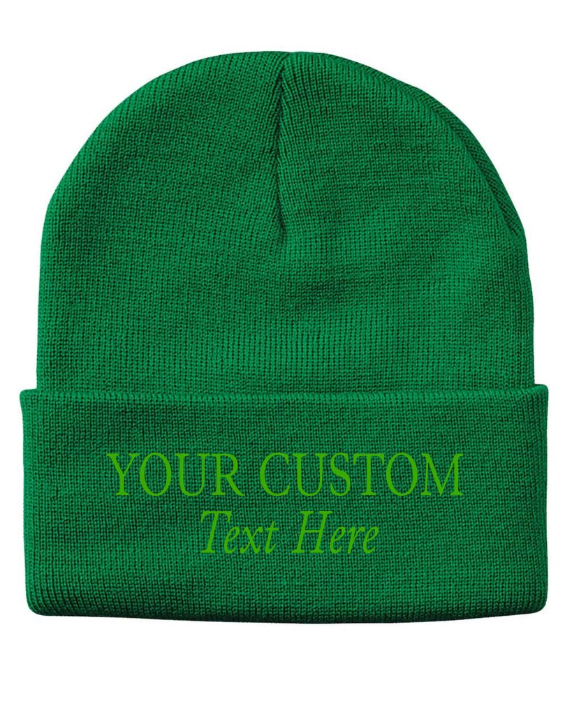 Custom Embroidered Cuff Beanies