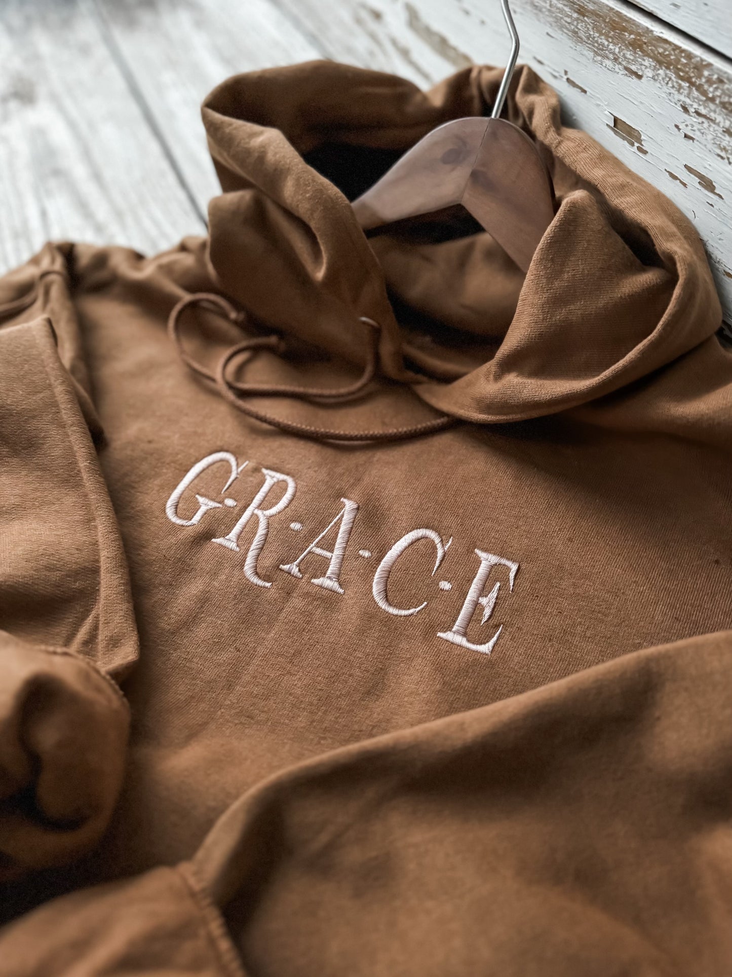 Embroidered G~R~A~C~E Hoodie