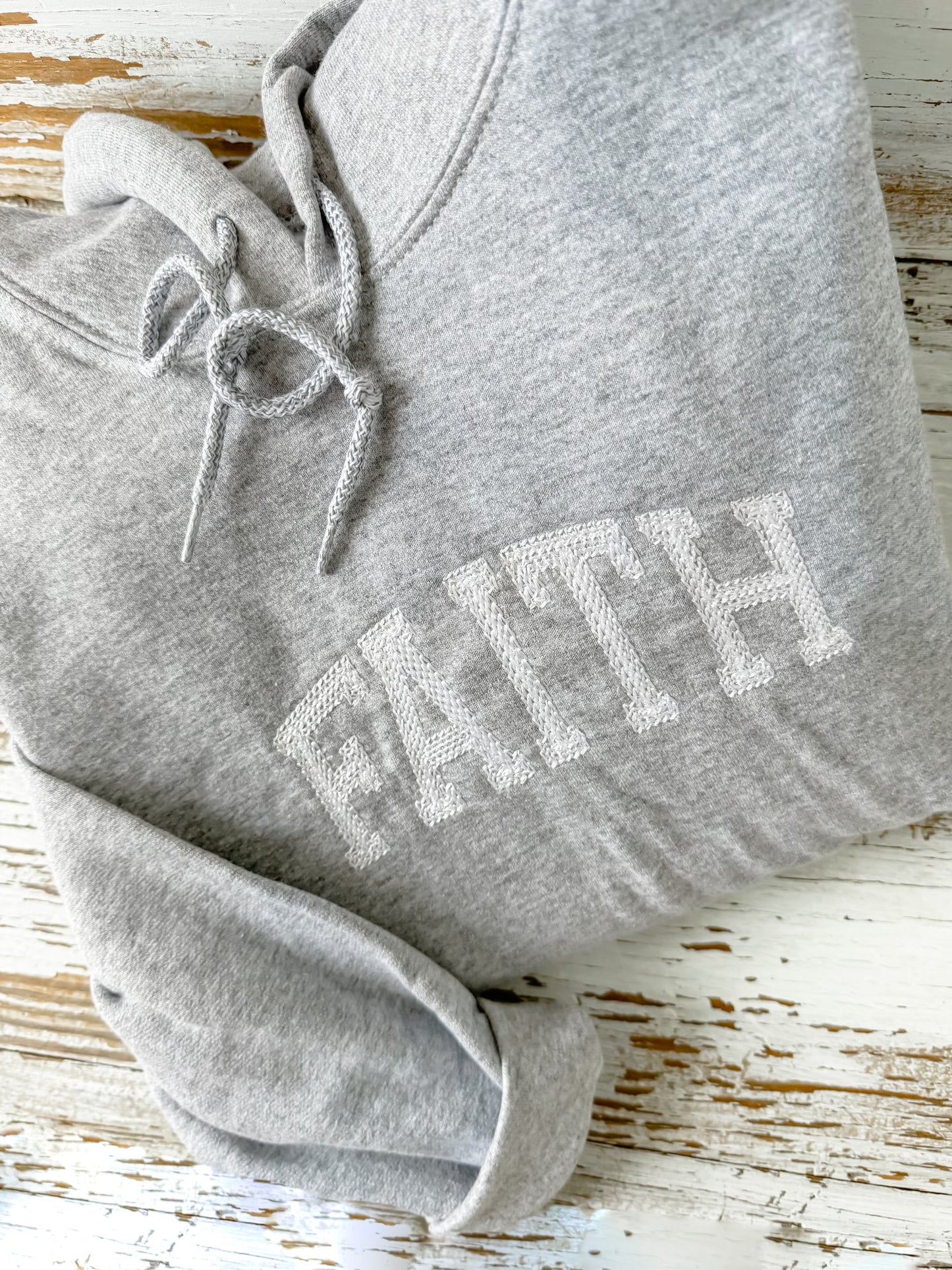 Embroidered Faith Hoodie