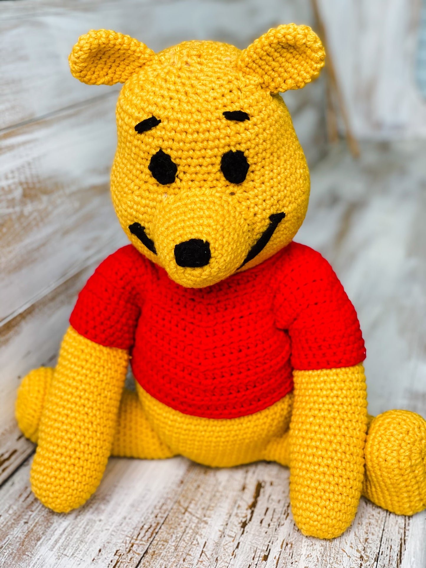 Crochet Giant Amigirumi Winnie the Pooh