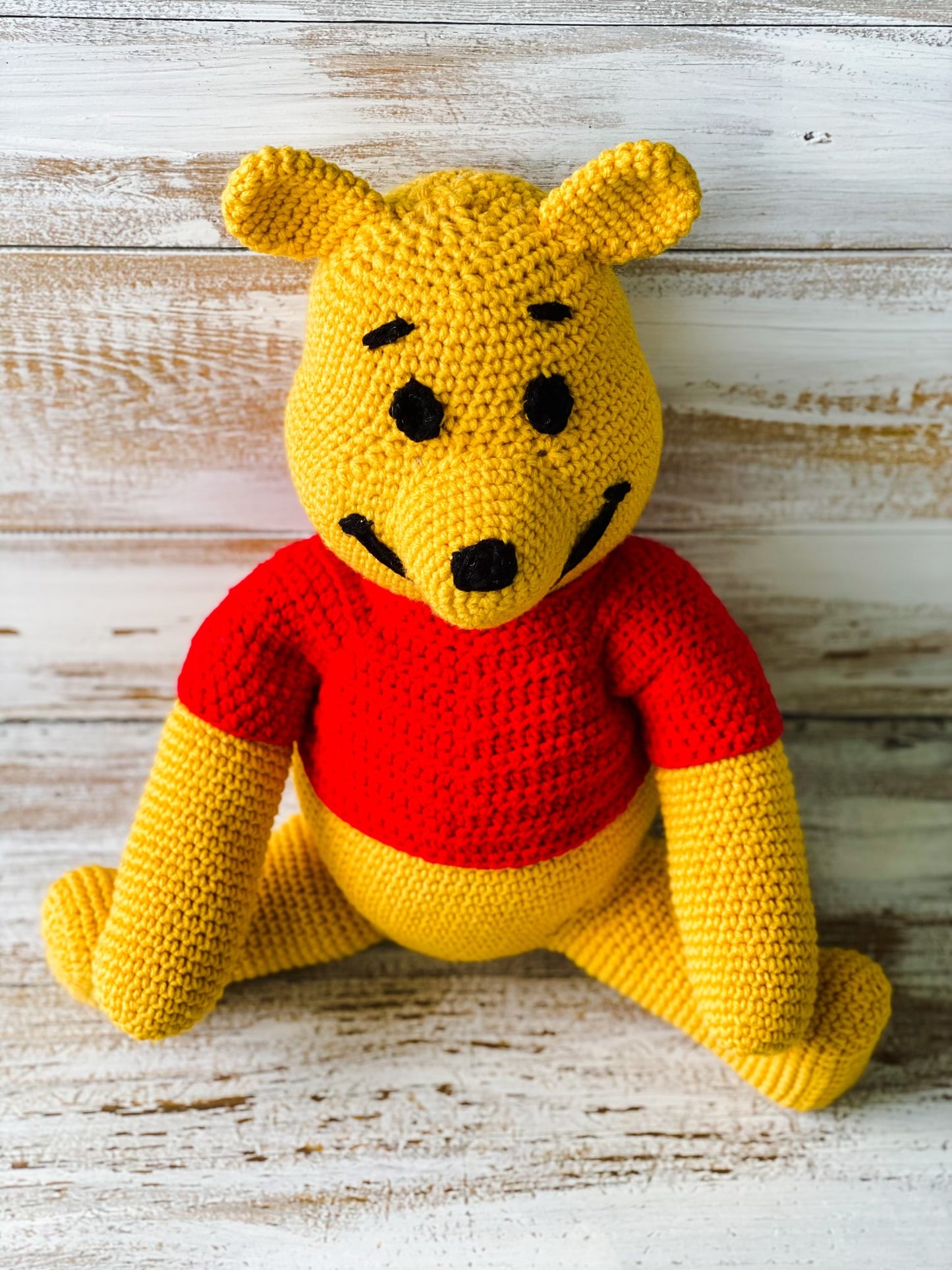 Crochet Giant Amigirumi Winnie the Pooh