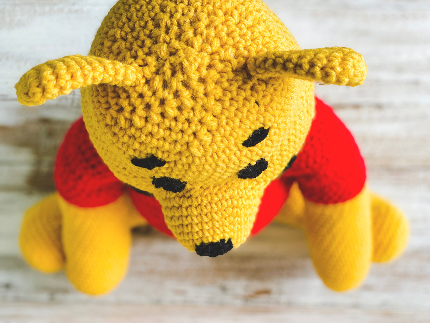 Crochet Giant Amigirumi Winnie the Pooh