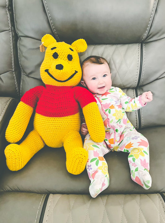 Crochet Giant Amigirumi Winnie the Pooh