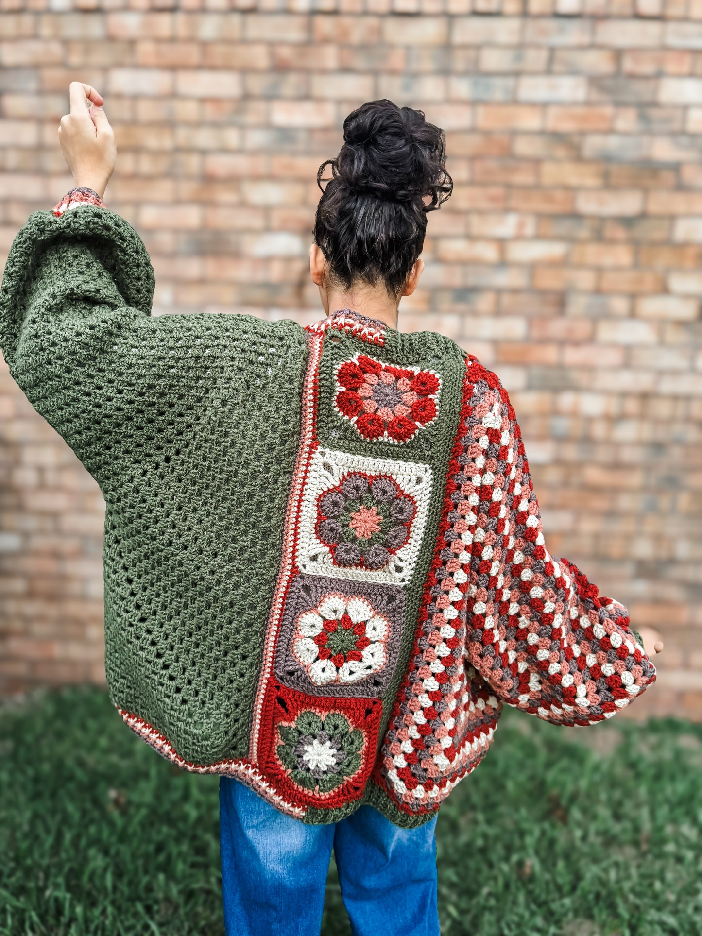 Crochet Hexagon Cardigan