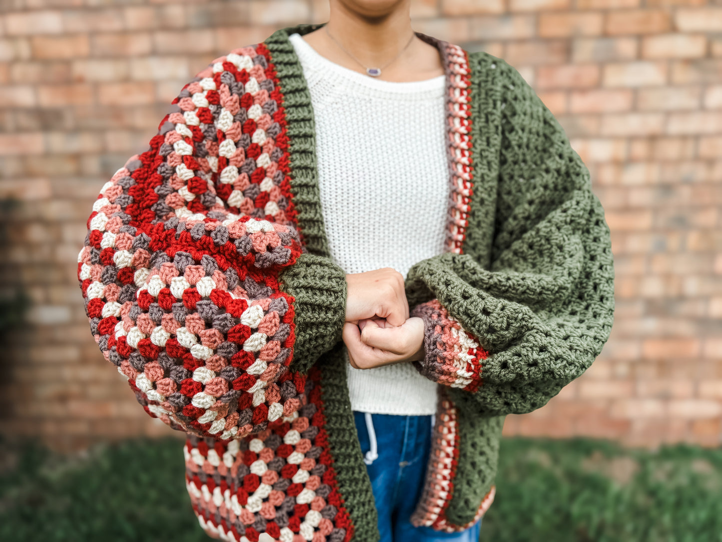 Crochet Hexagon Cardigan