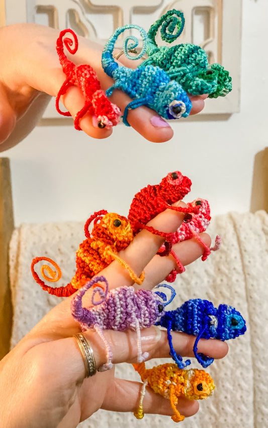 Crochet Caring Chameleons