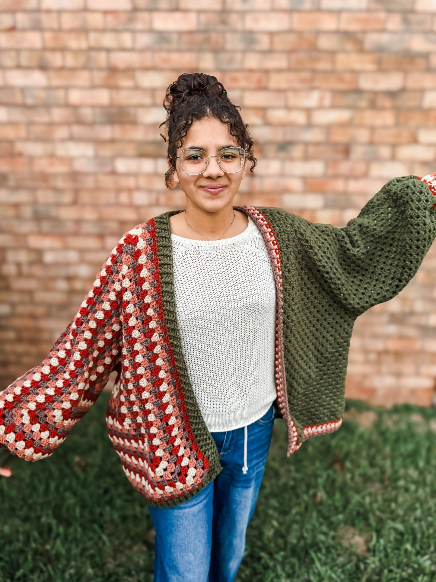 Crochet Hexagon Cardigan