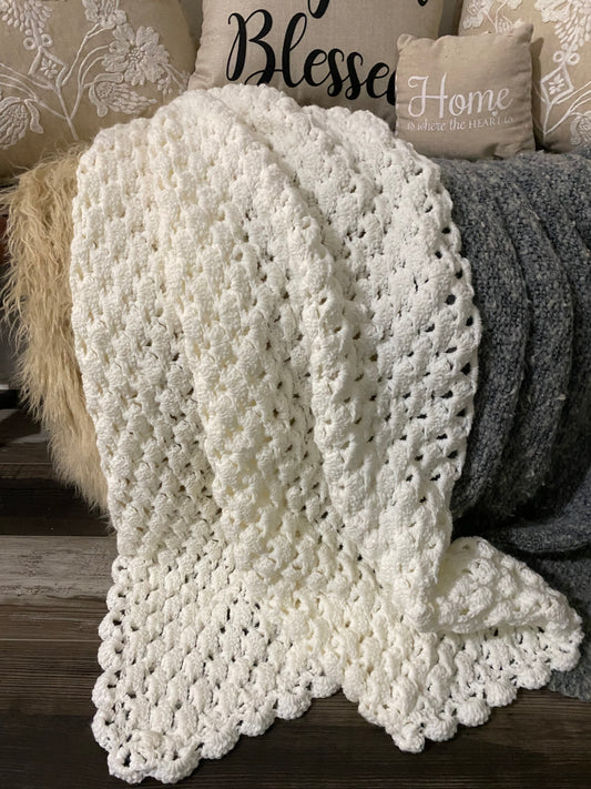 Crochet Throw Toddler Blanket