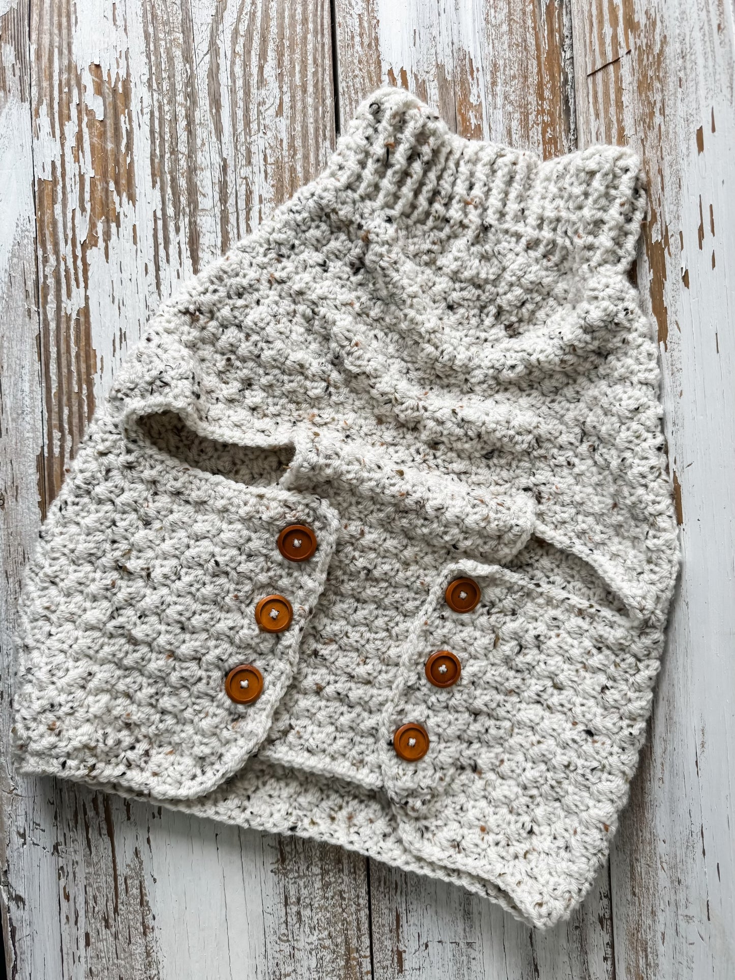 The "Lily" Crochet Dog Sweater