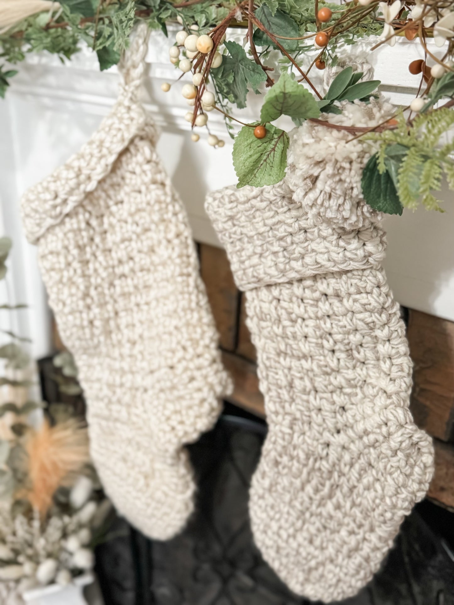 Handmade Crochet Stocking