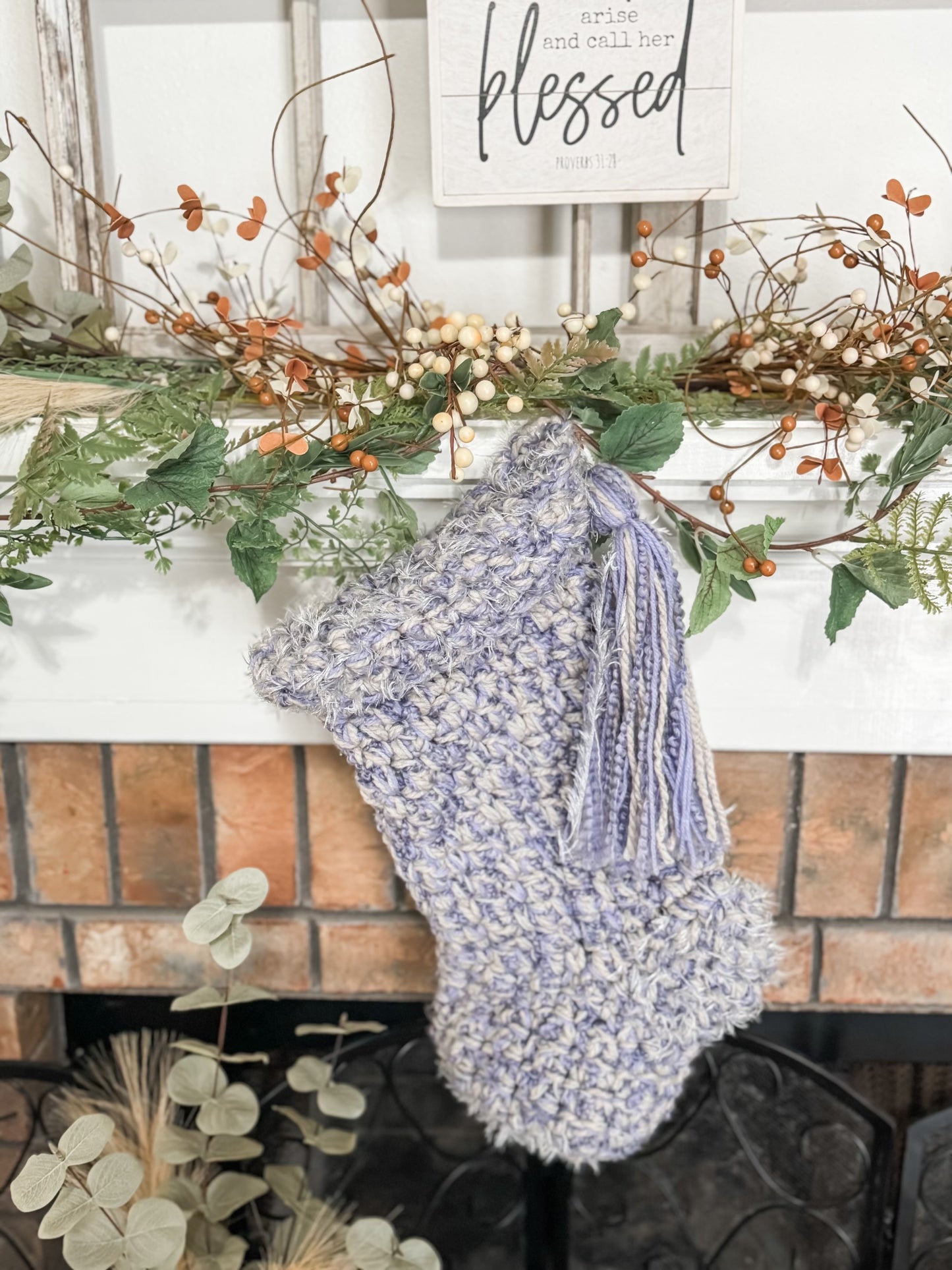 Handmade Crochet Stocking