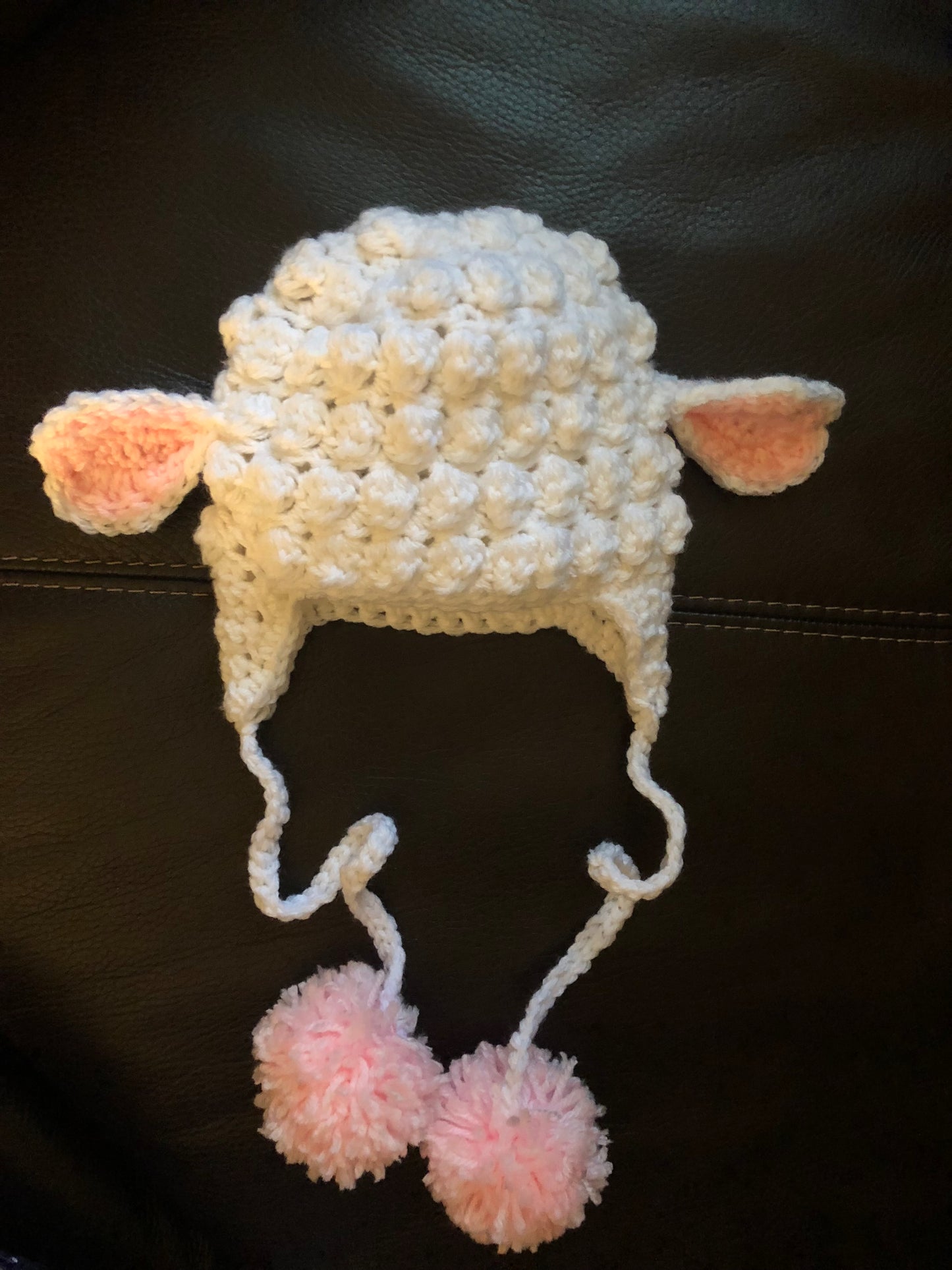 Crochet Baby Sheep Hat